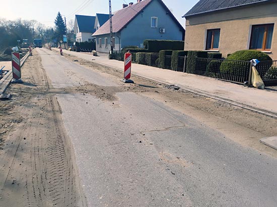 zmiany organizacji ruchu w Dobrzycy