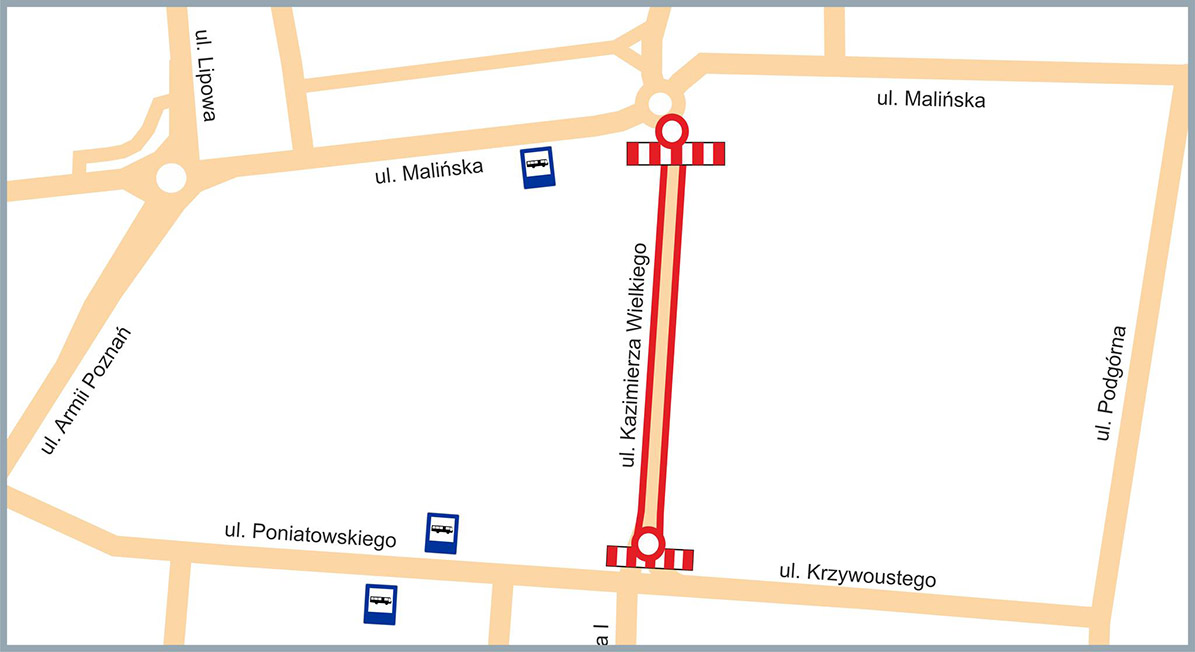 Rozpoczęcie przebudowy ul. Kazimierza Wielkiego w Pleszewie
